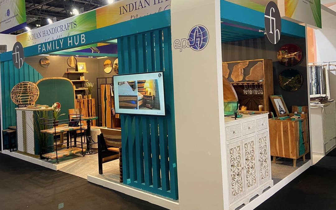 Family Hub stand at INDEX Dubai, May 2023
