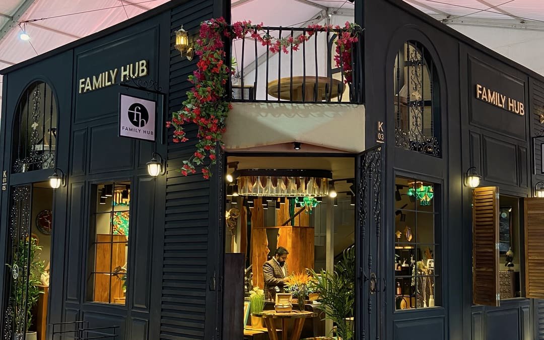 Family Hub stand at IHGF Delhi, October 2023